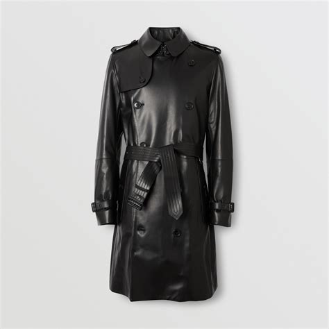 trenchs cuir burberry